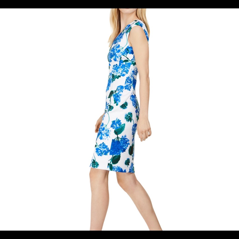 Calvin Klein Floral Print Sheath Dress - Picture 4 of 4